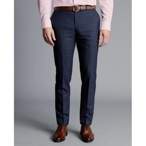 Charles Tyrwhitt Men's 38/32 Slim Pure New Wool Dress Pants Slacks Office Career
